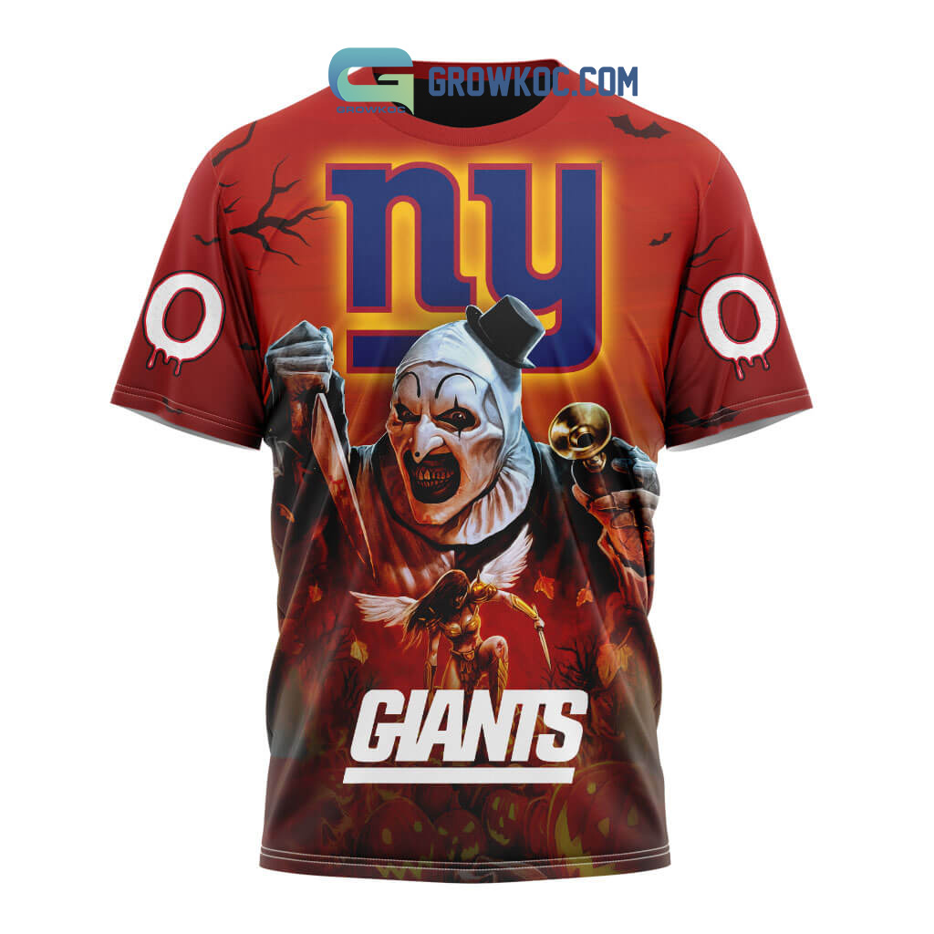 NY Giants Horror Movie Football Hoodie, New York Giants Halloween