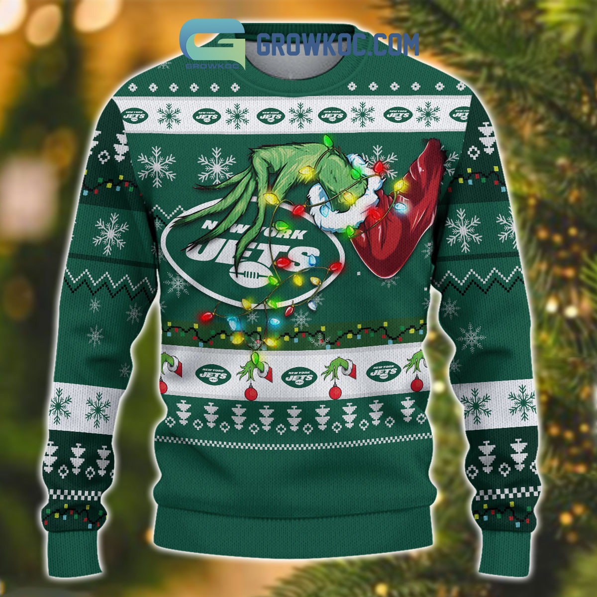 NFL Winnipeg Jets Skull Flower Ugly Christmas Ugly Sweater