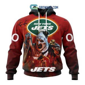 New York Jets NFL Horror Terrifier Ghoulish Halloween Day Hoodie T Shirt