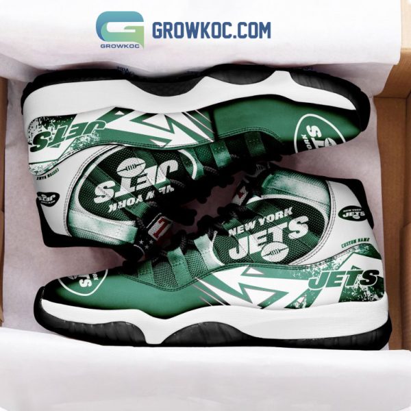 New York Jets NFL Personalized Air Jordan 11 Shoes Sneaker