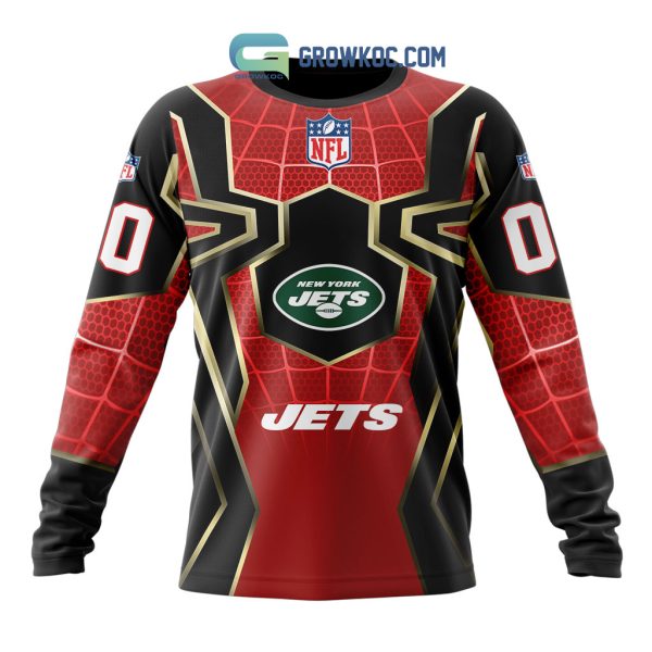 New York Jets NFL Spider Man Far From Home Special Jersey Hoodie T Shirt
