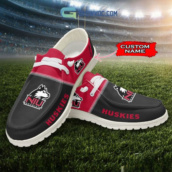 Northern Illinois Huskies Personalized Hey Dude Shoes