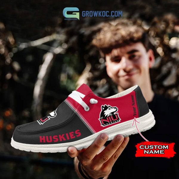 Northern Illinois Huskies Personalized Hey Dude Shoes