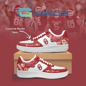 Oklahoma Sooners Personalized Air Force 1 Shoes
