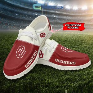 Oklahoma Sooners Personalized Hey Dude Shoes
