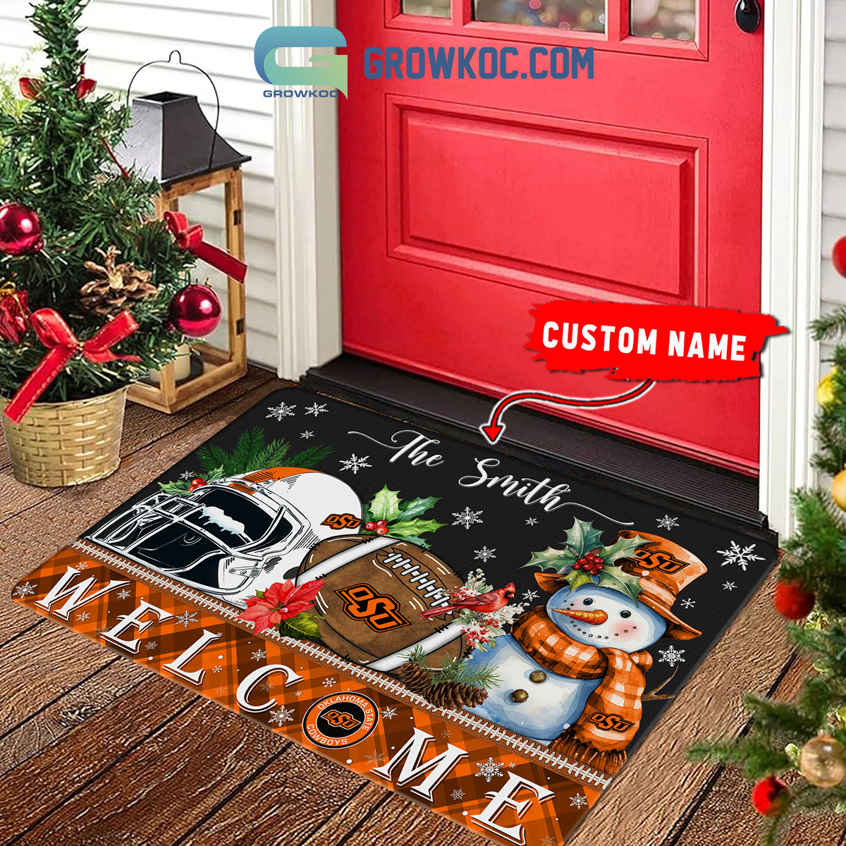 Custom Winter Door Mat (Personalized)