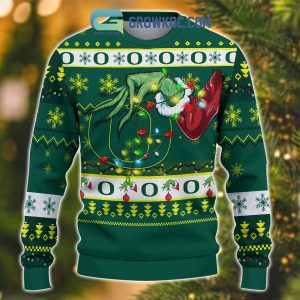 Oregon Ducks NCAA Grinch Christmas Ugly Sweater