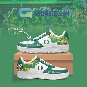 Oregon Ducks Personalized Air Force 1 Shoes