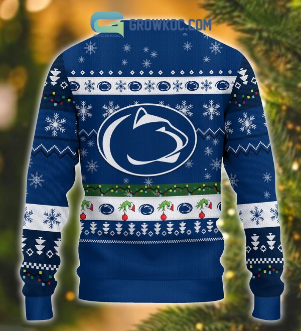 Penn State Nittany Lions NCAA Grinch Christmas Ugly Sweater