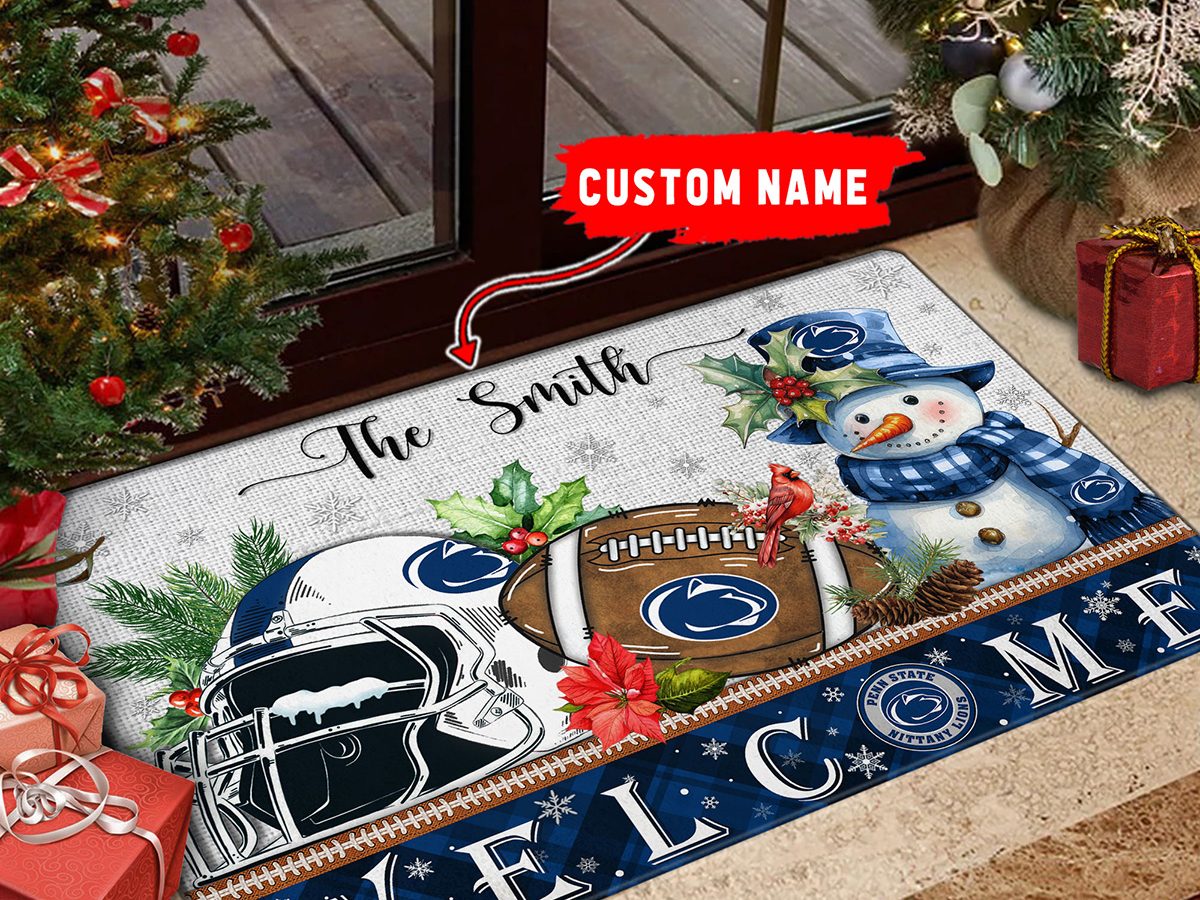https://growkoc.com/wp-content/uploads/2023/10/Penn-State-Nittany-Lions-Snowman-Welcome-Christmas-Football-Personalized-Doormat2B1-zTp51-1200x900.jpg