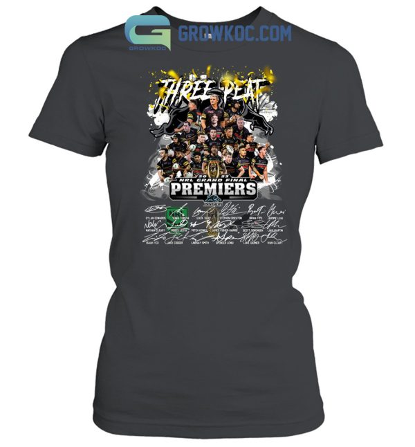 Penrith Panthers NRL Grand Final Three Peat Premiers 2023 T Shirt