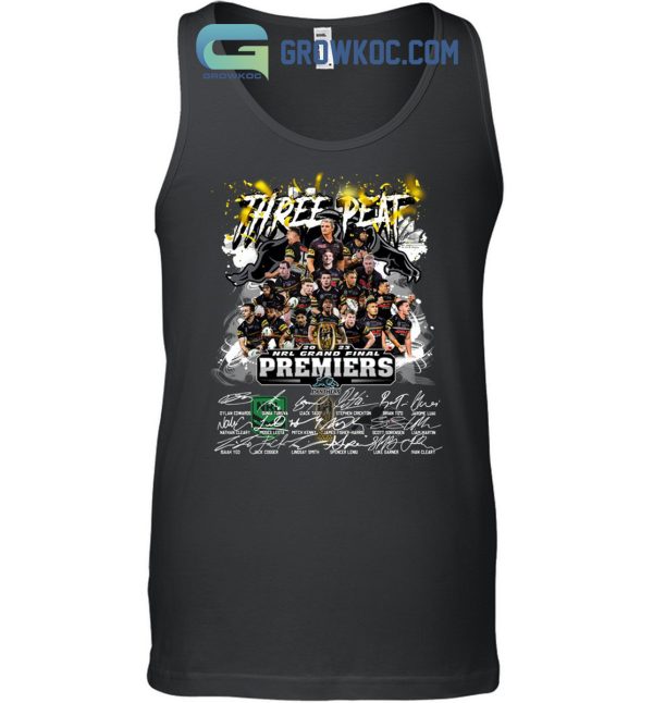 Penrith Panthers NRL Grand Final Three Peat Premiers 2023 T Shirt