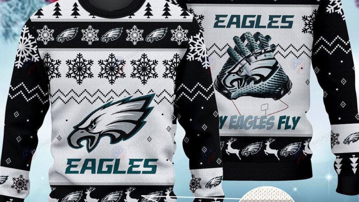 Eagles christmas sweater clearance commercial