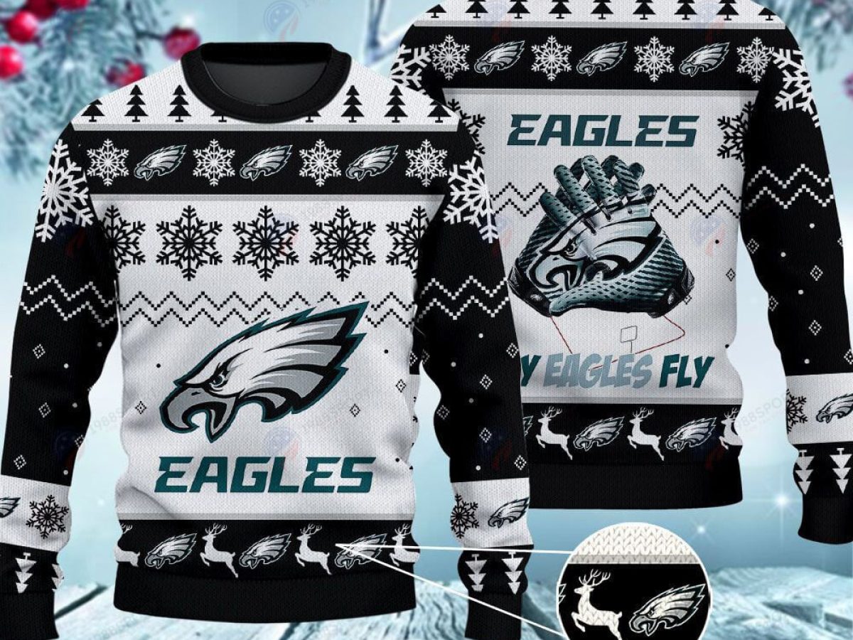 Philadelphia Eagles Fly Eagles Fly Hoodie Leggings Set - Growkoc