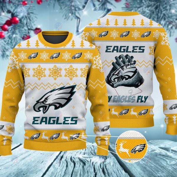 Philadelphia Eagles Fly Eagles Fly Christmas Ugly Sweater