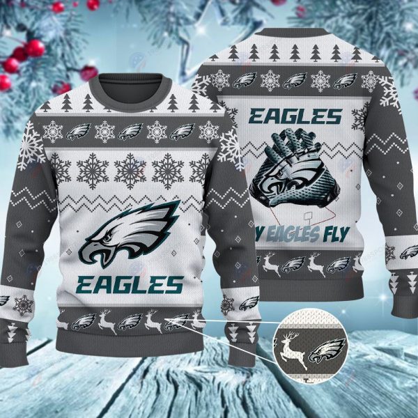 Philadelphia Eagles Fly Eagles Fly Christmas Ugly Sweater