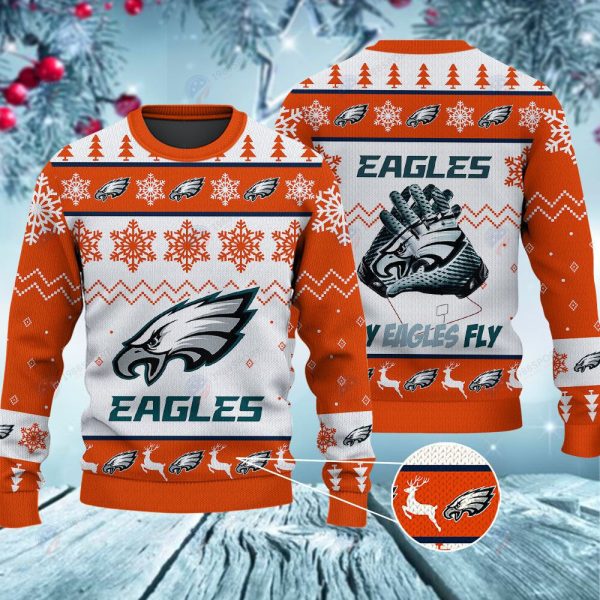 Philadelphia Eagles Fly Eagles Fly Christmas Ugly Sweater