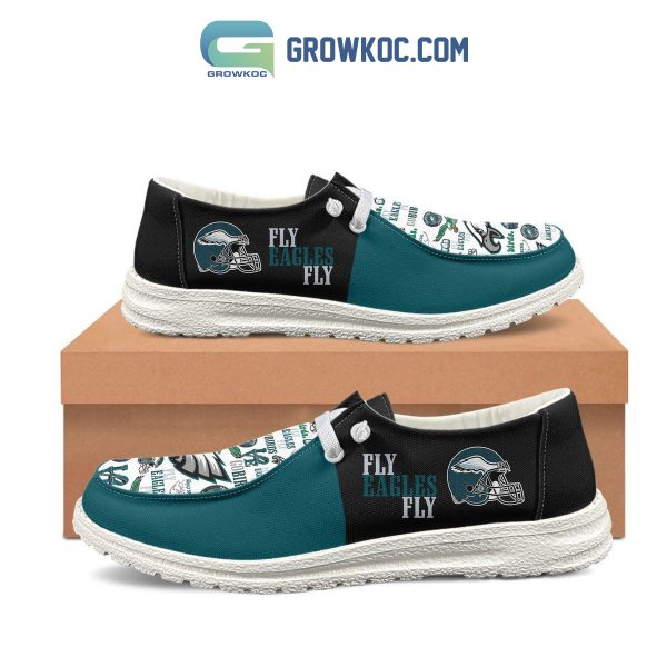 Philadelphia Eagles Fly Eagles Fly Go Bird Hey Due Shoes