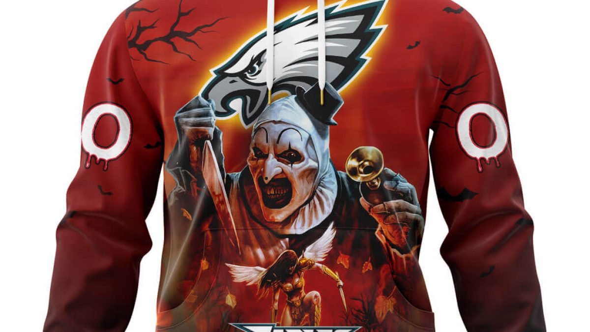 Philadelphia Eagles Hoodie ultra death graphic gift for Halloween