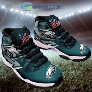 Philadelphia Eagles NFL Personalized Air Jordan 11 Shoes Sneaker