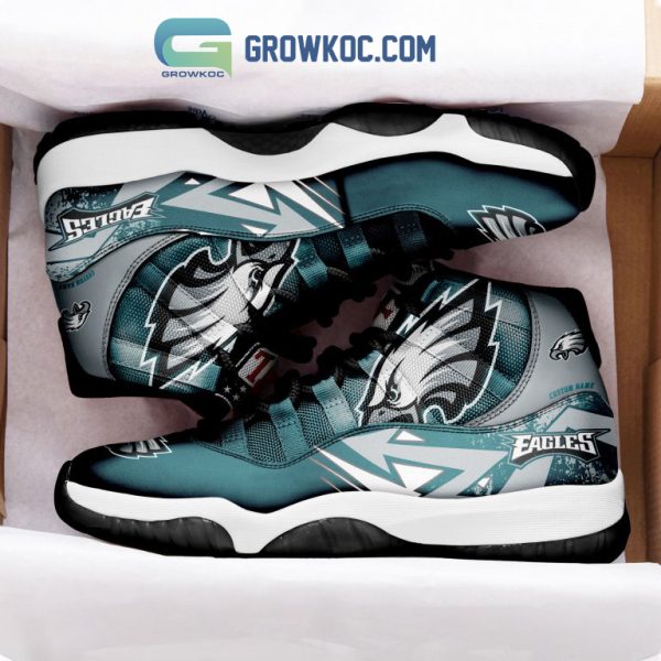 Philadelphia Eagles NFL Personalized Air Jordan 11 Shoes Sneaker