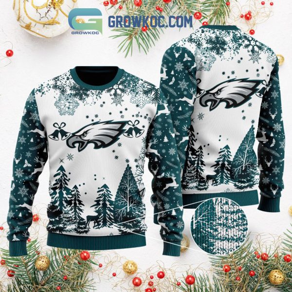 Philadelphia Eagles Special Christmas Ugly Sweater Design Holiday Edition