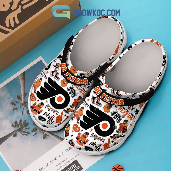 Philadelphia Flyers Go Flyers Clogs Crocs