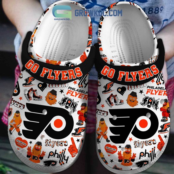 Philadelphia Flyers Go Flyers Clogs Crocs