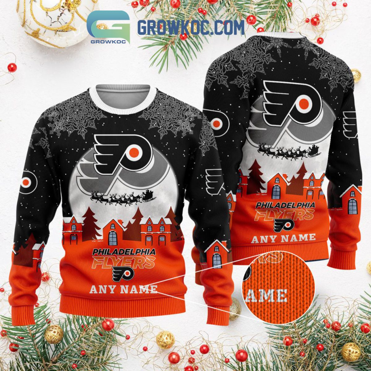 Flyers christmas outlet sweater