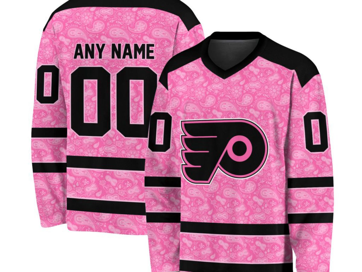 Philadelphia Flyers Hockey Fights Cancer Blank Jersey