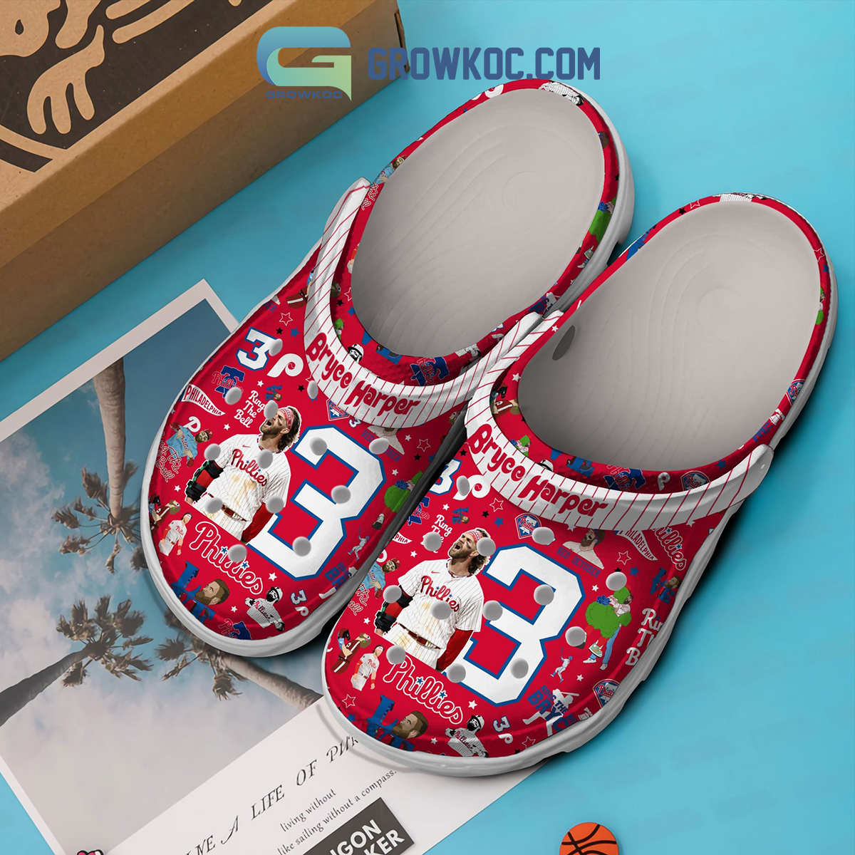 Philadelphia Phillies Ring The Bell High Hopes Clogs Crocs - Growkoc