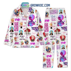 Pink Summer Carnival 2023 Beautiful Trauma Pajamas Set