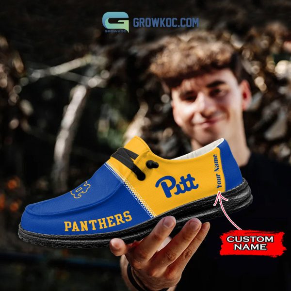 Pittsburgh Panthers Personalized Hey Dude Shoes