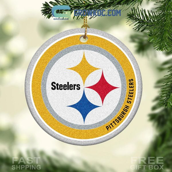 Pittsburgh Steelers I’m A Ride Or Die Win Or Lose Steelers Fan Personalized Ornament