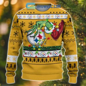 Pittsburgh Steelers NFL Grinch Christmas Ugly Sweater