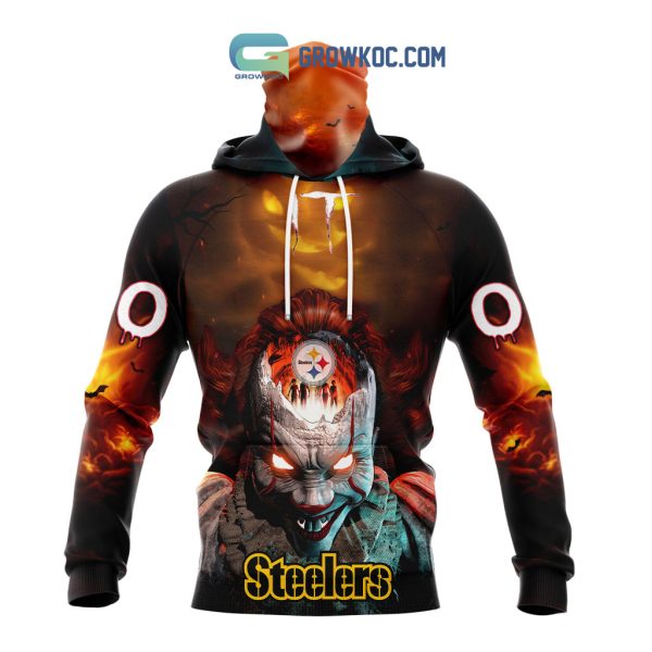 Pittsburgh Steelers NFL Halloween Badut Mematikan Personalized Hoodie T Shirt