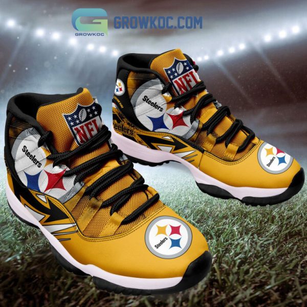 Pittsburgh Steelers NFL Personalized Air Jordan 11 Shoes Sneaker