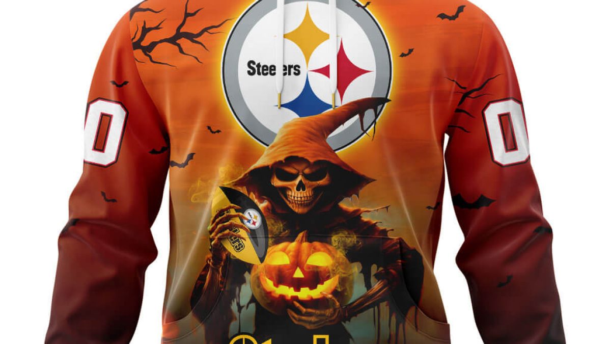 NFL Pittsburgh Steelers Crewneck Sweatshirt Skull Halloween Elevate Stylish Team  Apparel in 2023