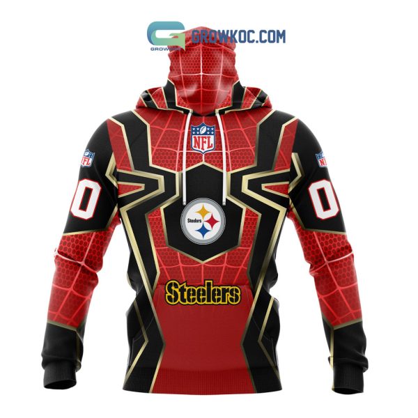 Pittsburgh Steelers NFL Spider Man Far From Home Special Jersey Hoodie T Shirt