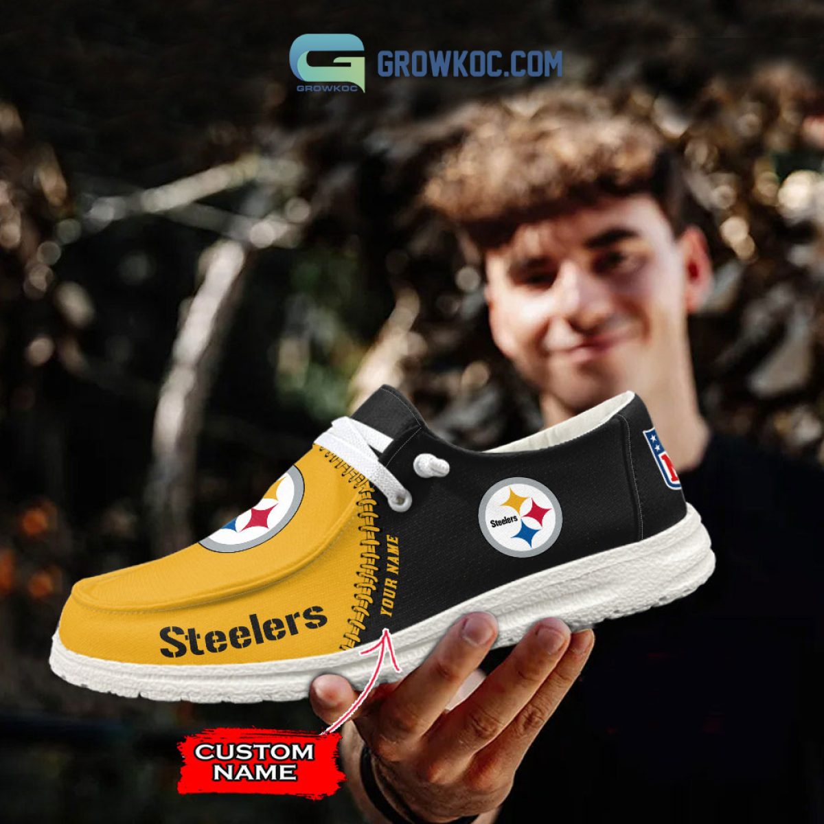 Pittsburgh Steelers Girl Custom Name Tumbler 