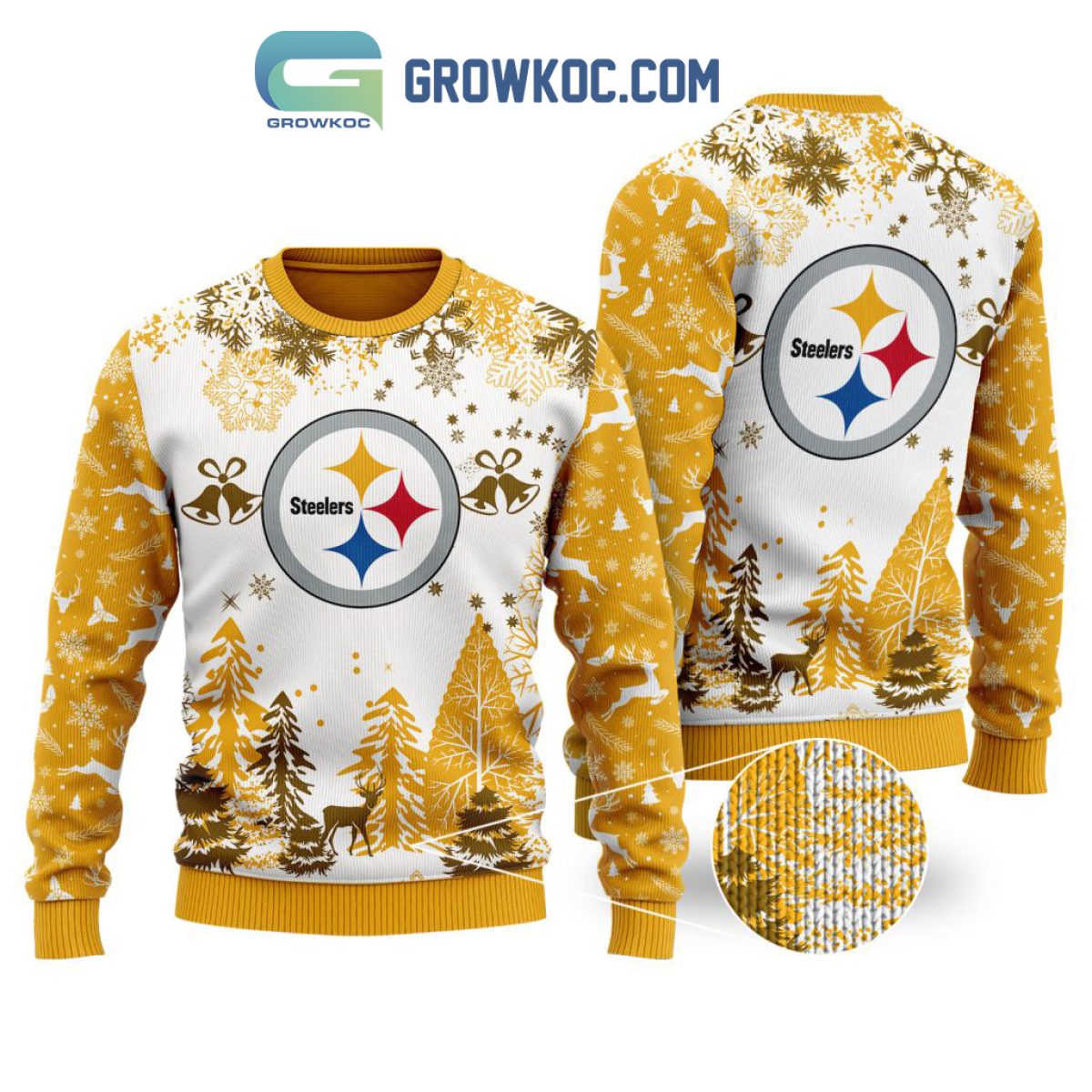 Ugly steelers 2025 christmas sweater