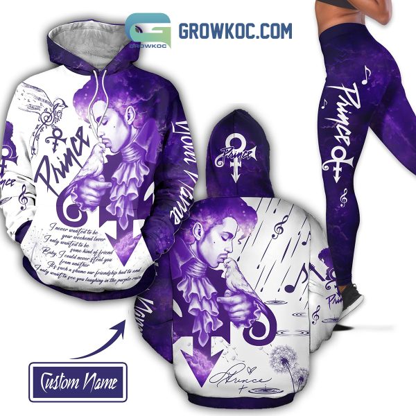 Prince I Only Want To See You Laughing In The Purple Rain Hoodie Leggings Set