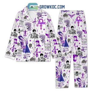 Prince Purple Rain Straigt Outta Paisley Park Pajamas Set