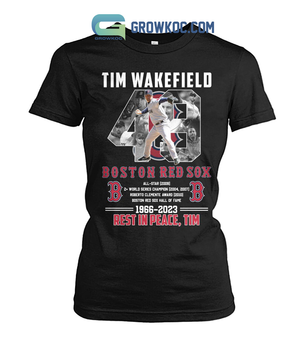 Tim Wakefield Shirt Mlb Shirt Boston Red Sox - High-Quality