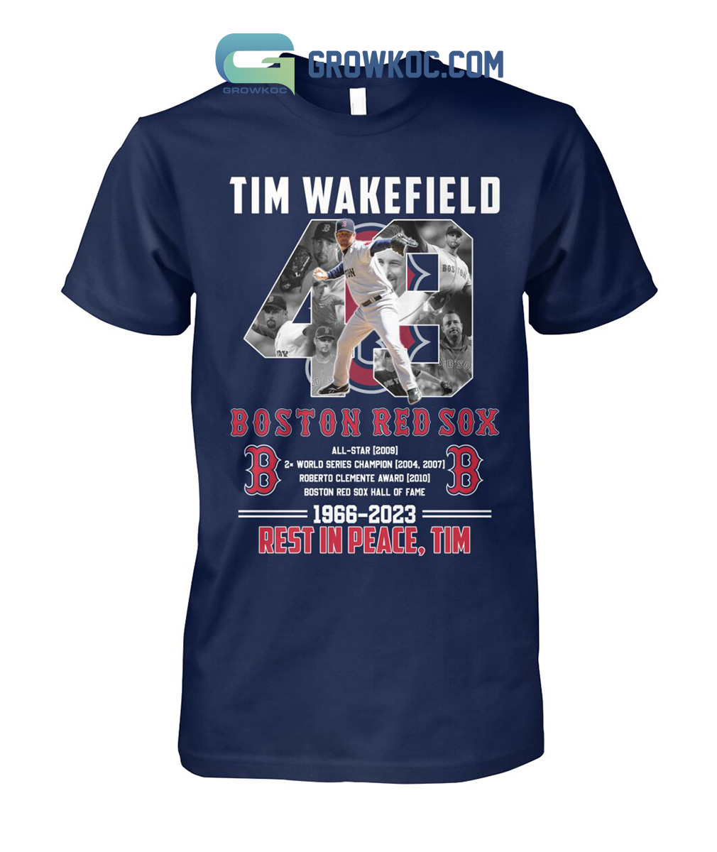 Tim Wakefield Shirt Tim Wakefield Shirt Mlb Shirt Boston Red Sox