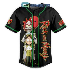 Rick And Morty We All Float Down Here Personalized Baseball Jersey