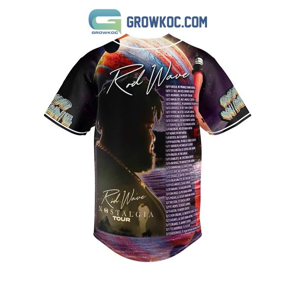 Rod Wave Nostalgia Tour In Three Month Baseball Jersey