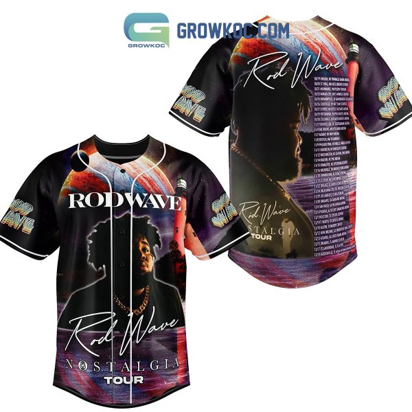 Rod Wave Nostalgia Tour In Three Month Baseball Jersey