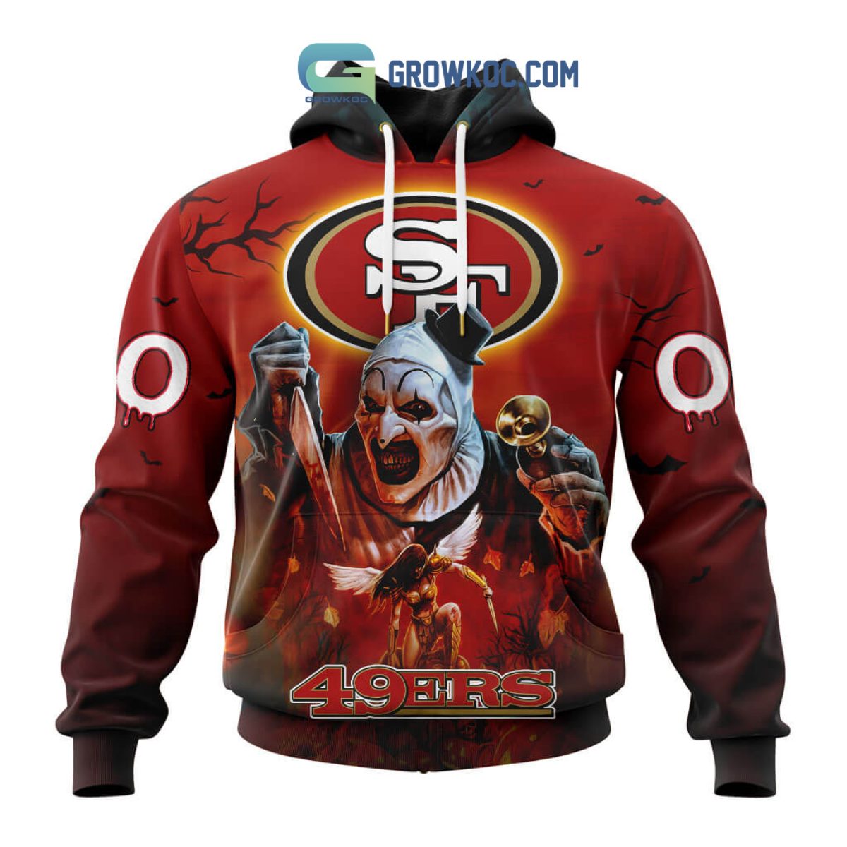 San Francisco 49ers Skull Pattern 3D Baseball Jersey Shirt - Bring