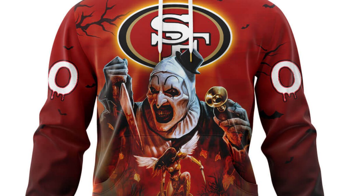 18% OFF San Francisco 49ers Hoodies 3D Halloween Horror Night Sweatshirt  Pullo – 4 Fan Shop